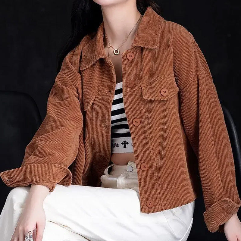 Anna | Giacca di velluto a coste