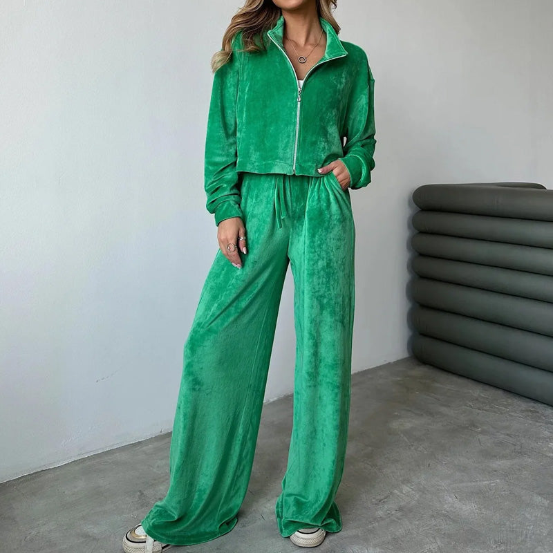 Completo in velluto Ricci