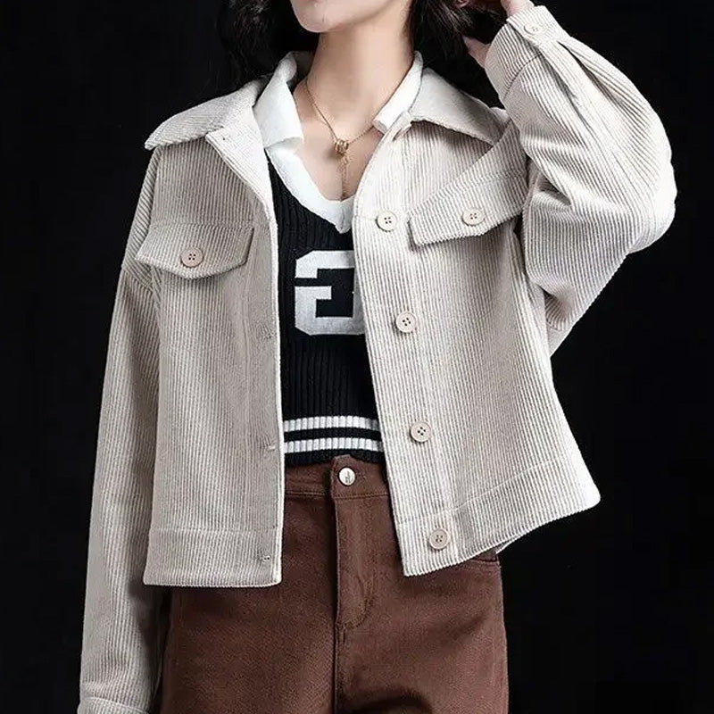 Anna | Giacca di velluto a coste