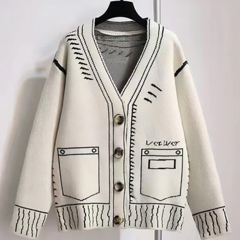 Livia Cardigan Grafico