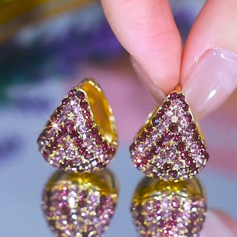 Orecchini con cristalli Mila