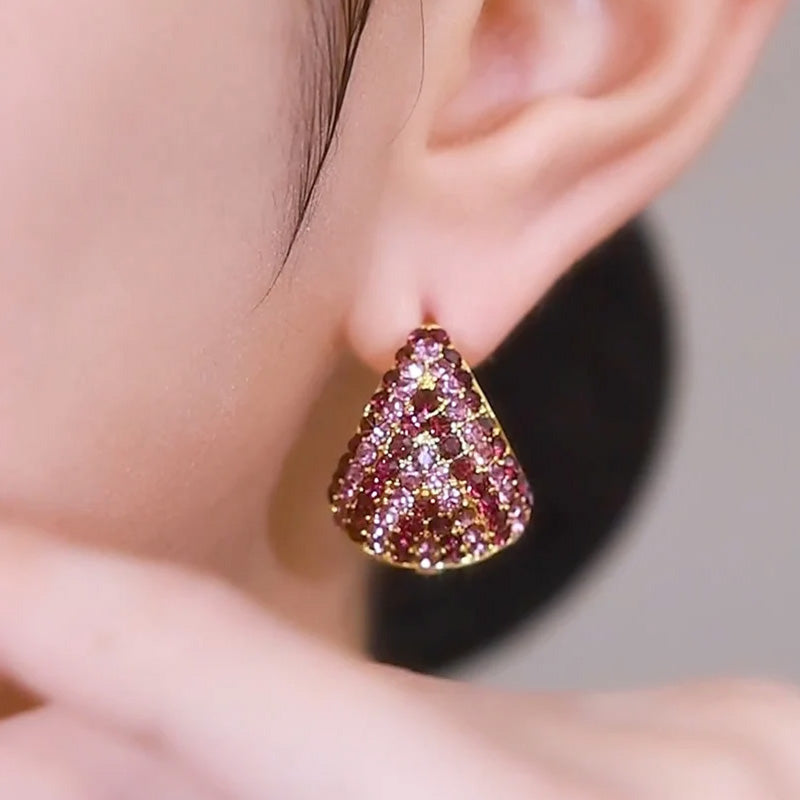 Orecchini con cristalli Mila