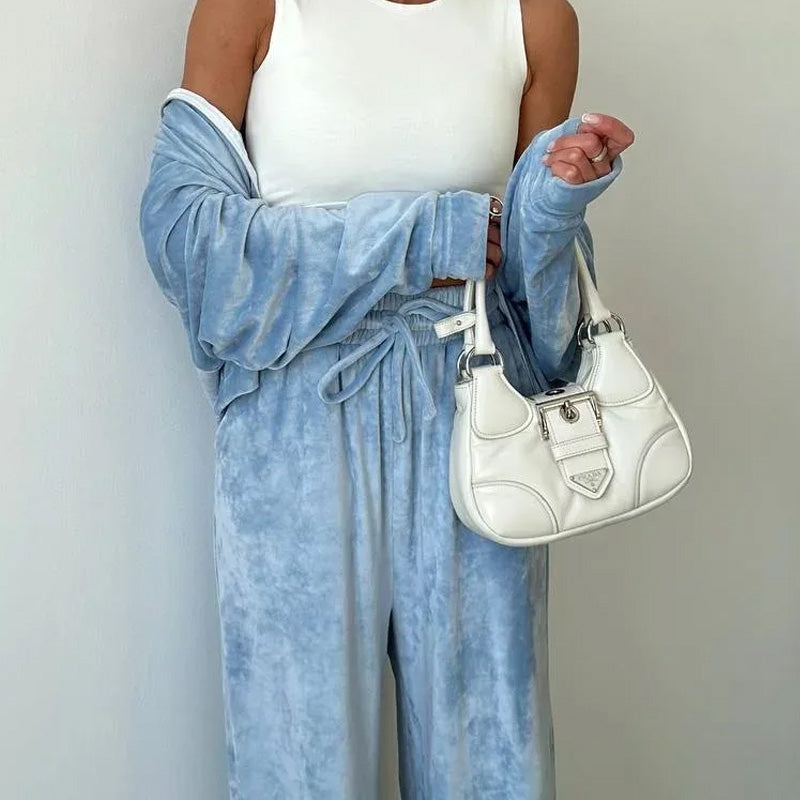 Completo in velluto Ricci