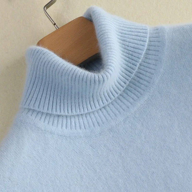 Maglione a collo alto in maglia Luna