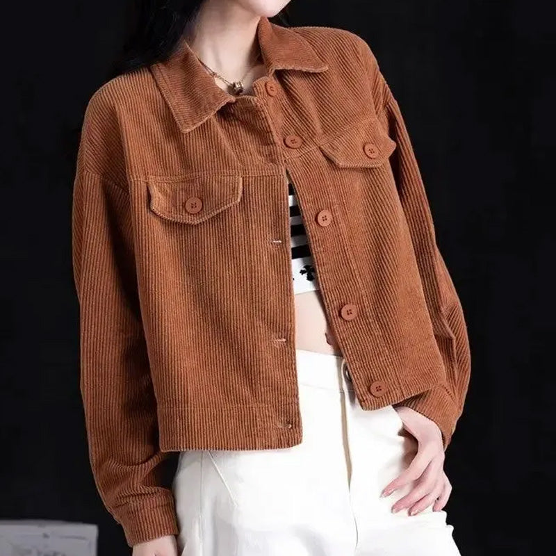 Anna | Giacca di velluto a coste