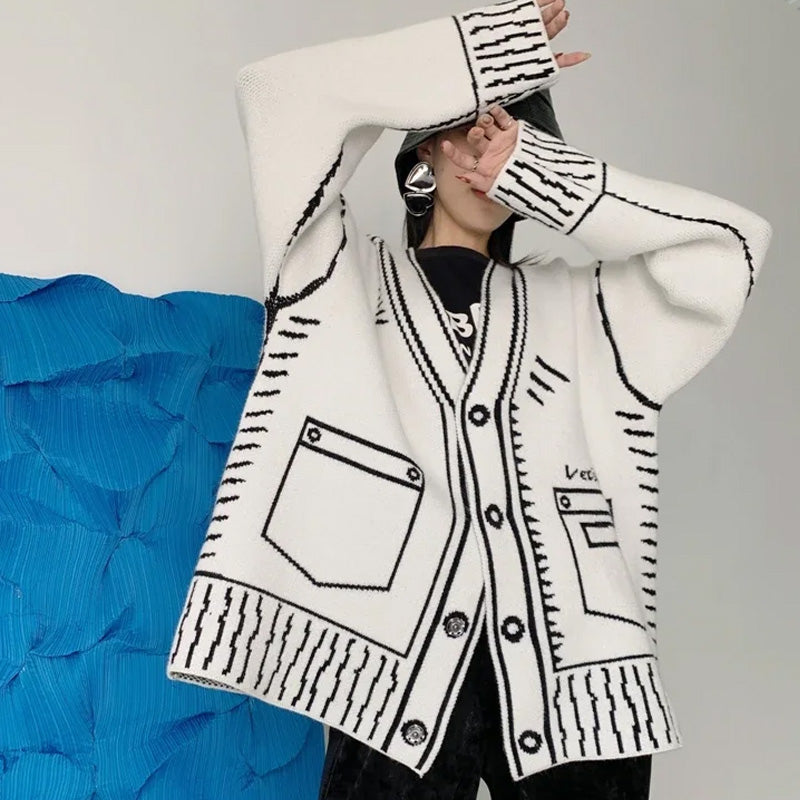 Livia Cardigan Grafico