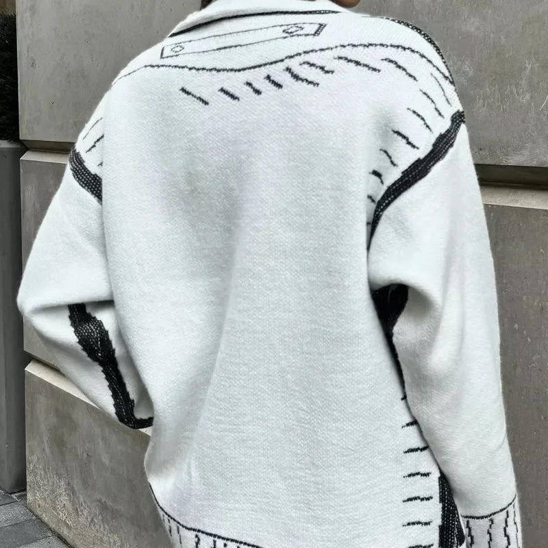 Livia Cardigan Grafico