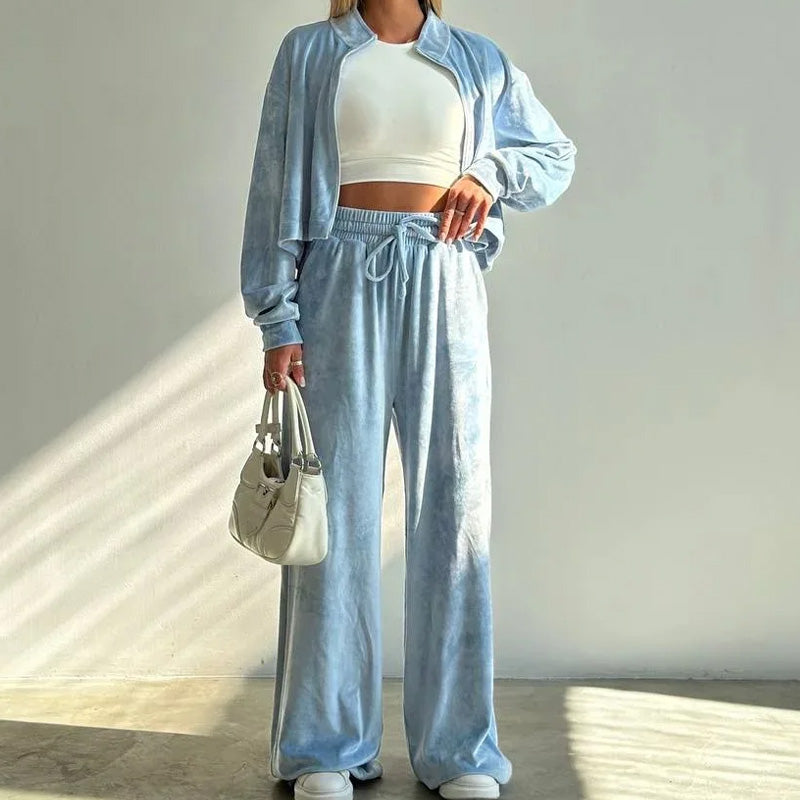 Completo in velluto Ricci