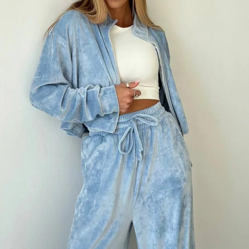 Completo in velluto Ricci