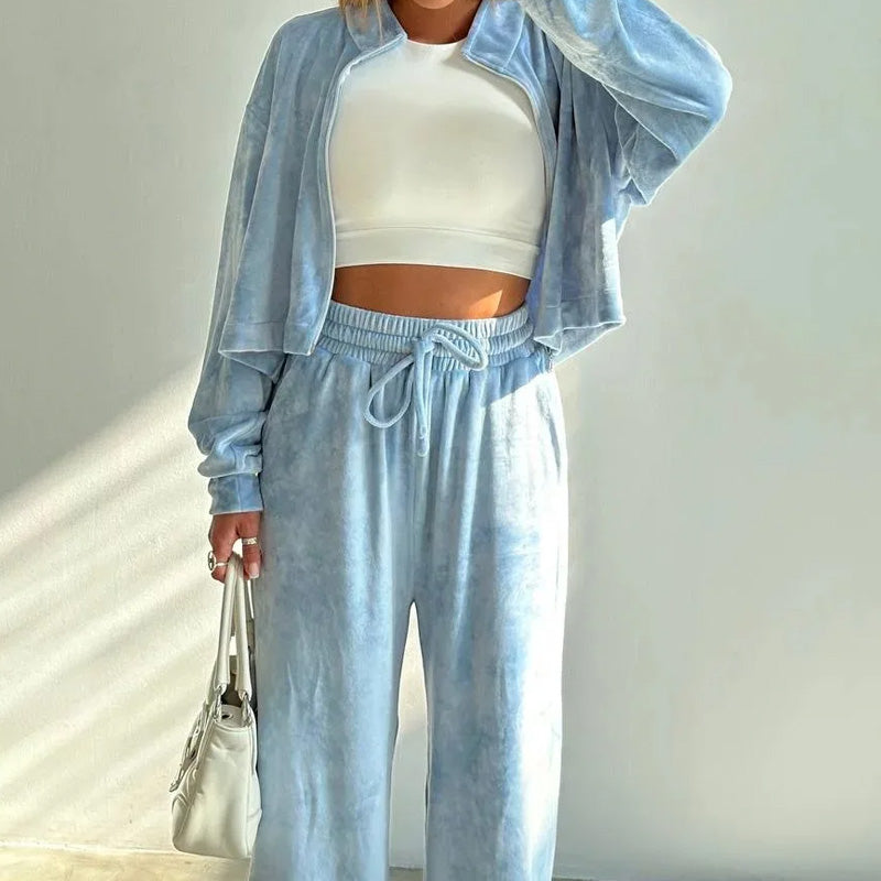 Completo in velluto Ricci