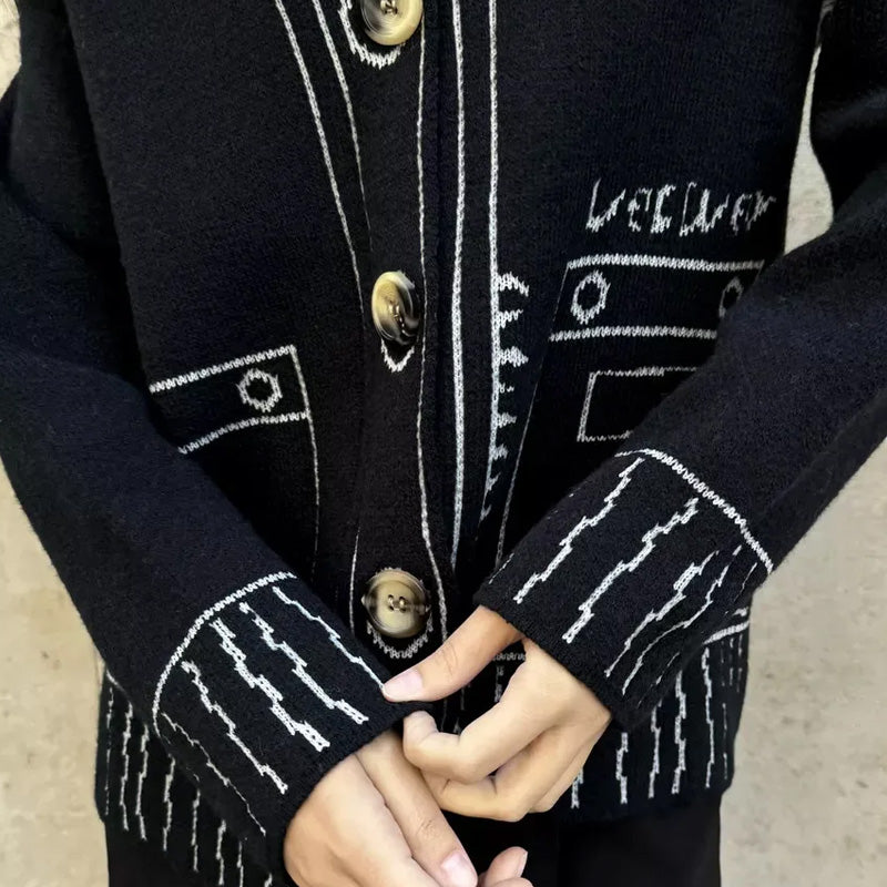 Livia Cardigan Grafico