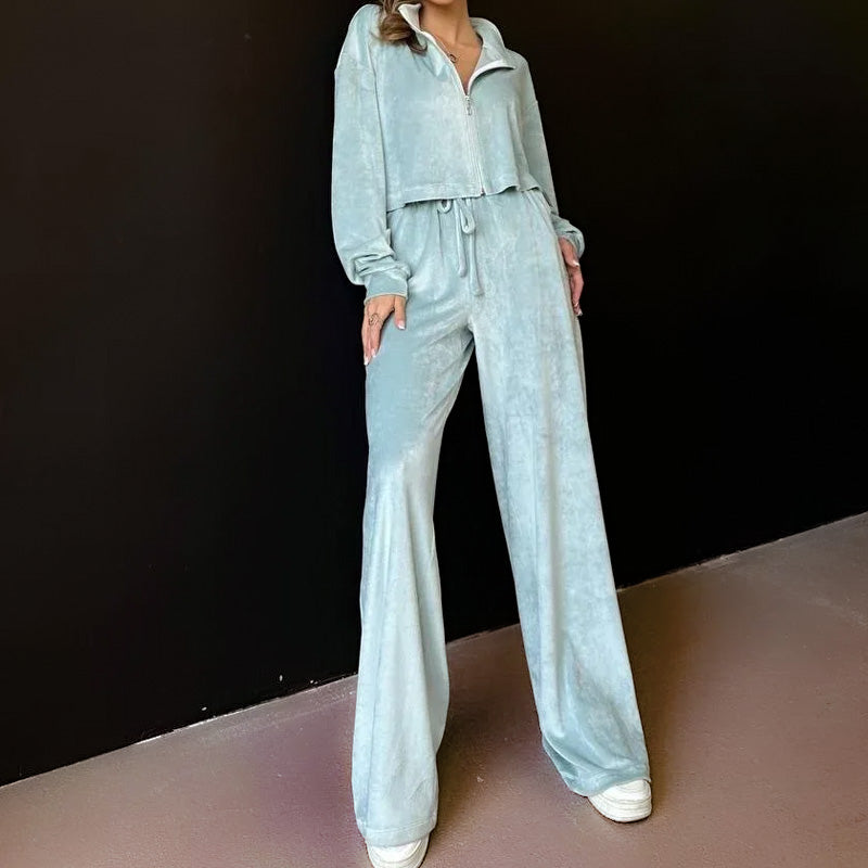 Completo in velluto Ricci