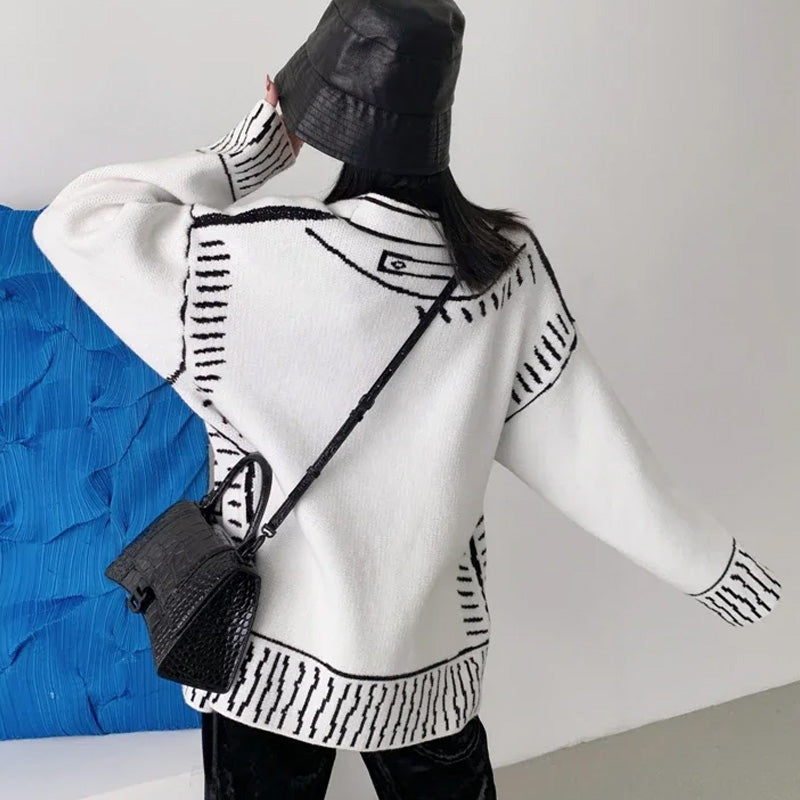 Livia Cardigan Grafico