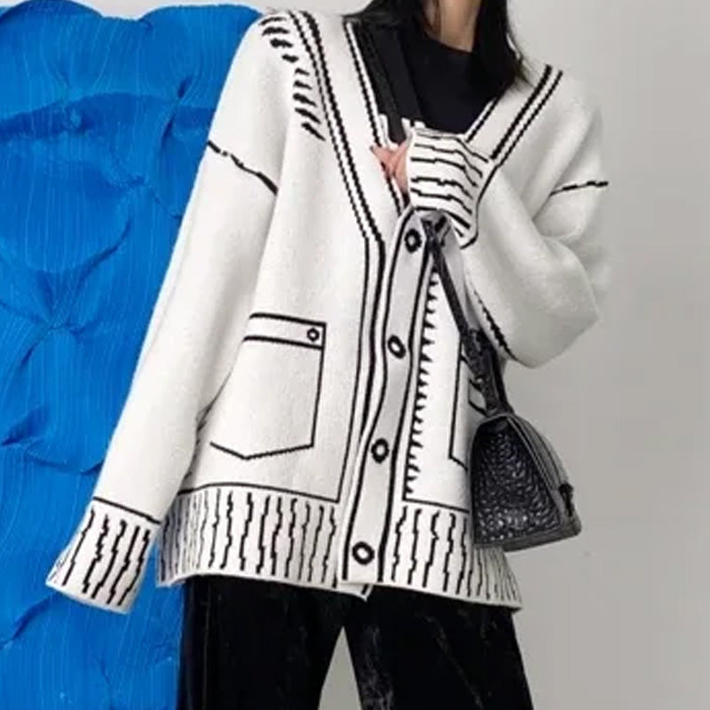 Livia Cardigan Grafico