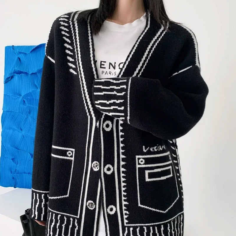 Livia Cardigan Grafico