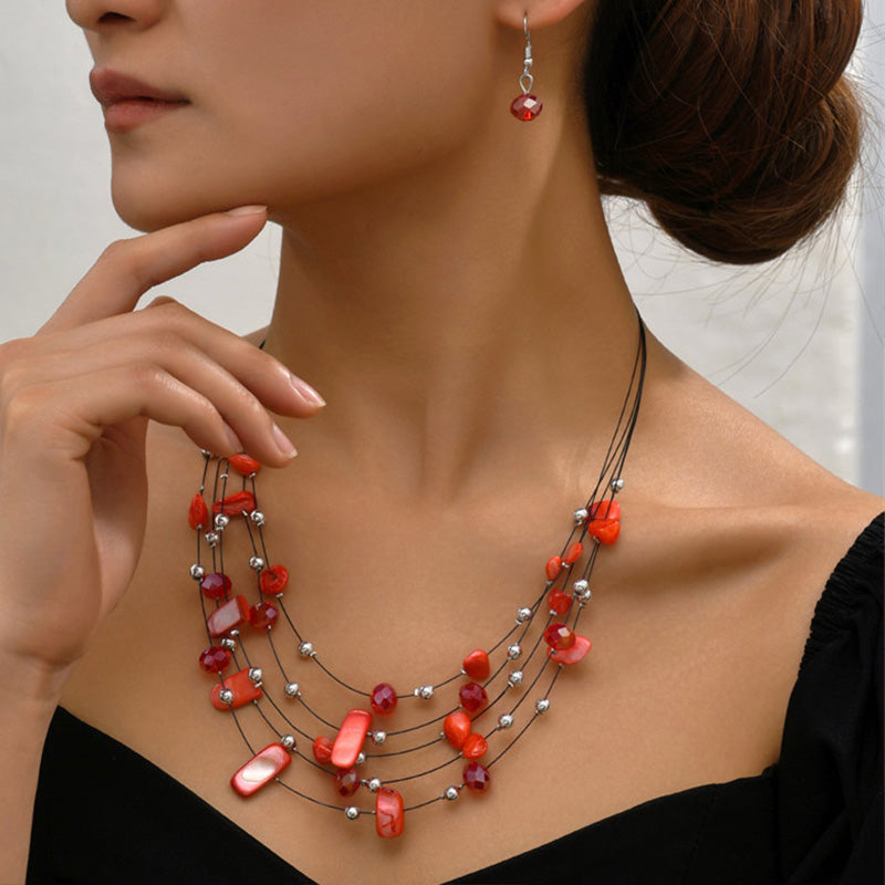 Set di gemme a strati a cascata