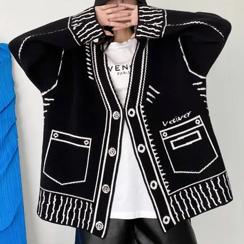 Livia Cardigan Grafico