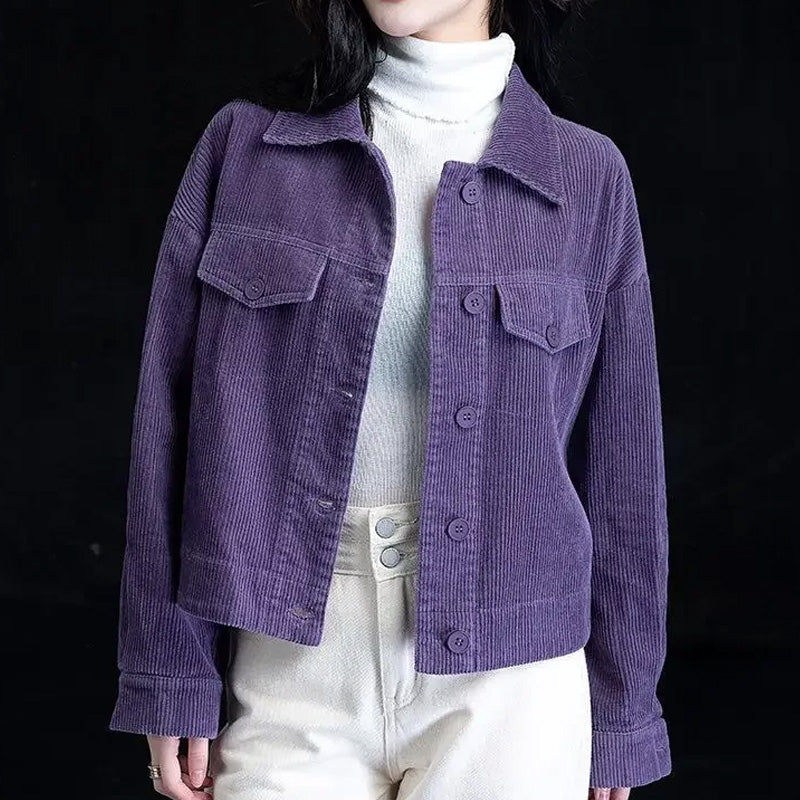 Anna | Giacca di velluto a coste