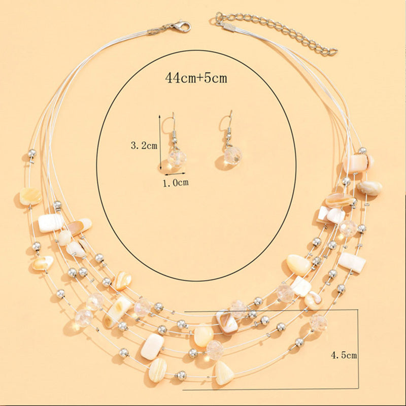 Set di gemme a strati a cascata