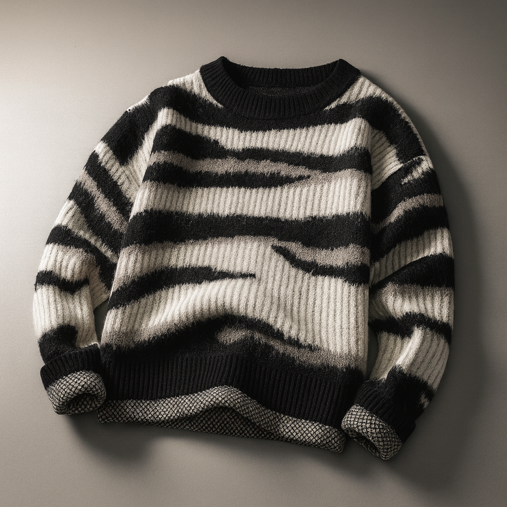 Maglione lavorato a maglia universitario