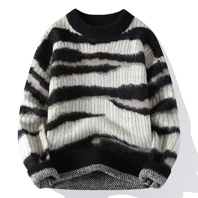 Maglione lavorato a maglia universitario