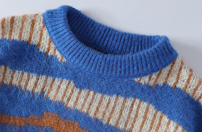 Maglione lavorato a maglia universitario