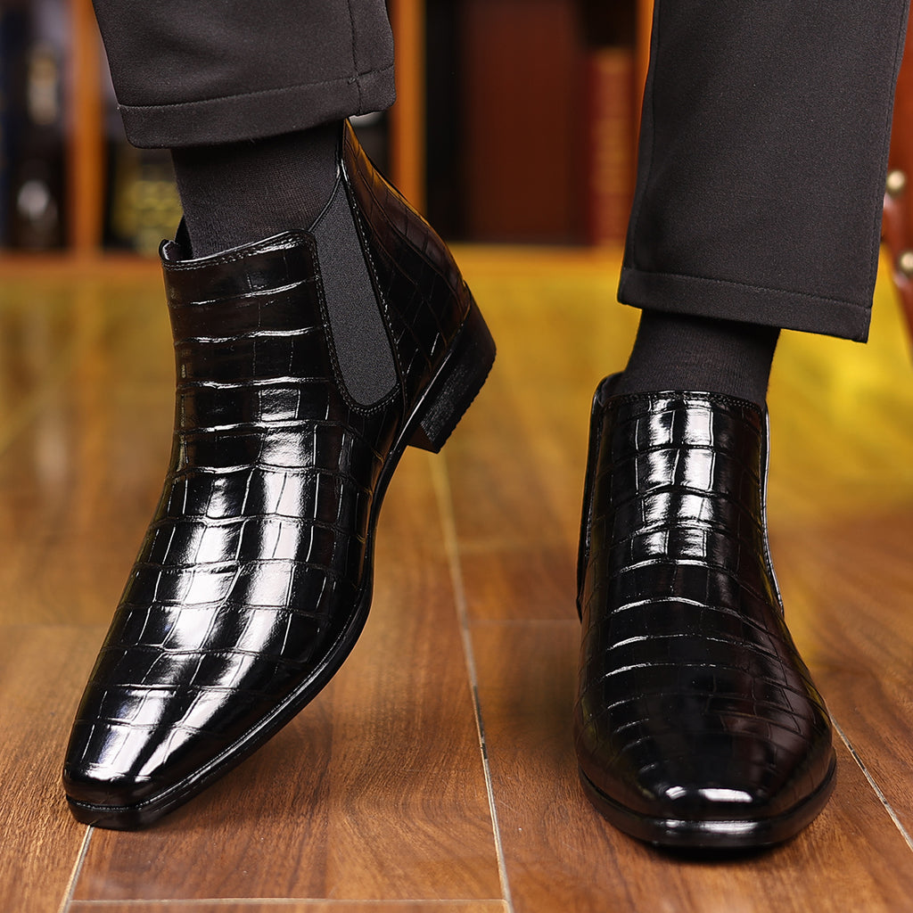 Andrea | Stivali con motivo coccodrillo